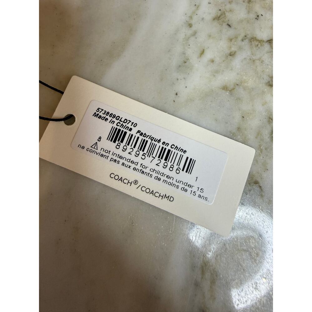 Coach Demure Heart Charm Bracelet 14K Gold Plated - Picture 7 of 7